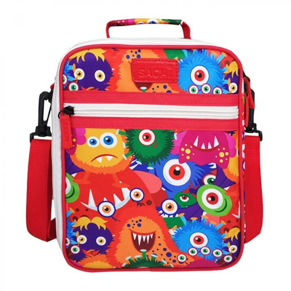 Sachi Insulated Junior Lunch Tote - Monsters | Maisy & Co