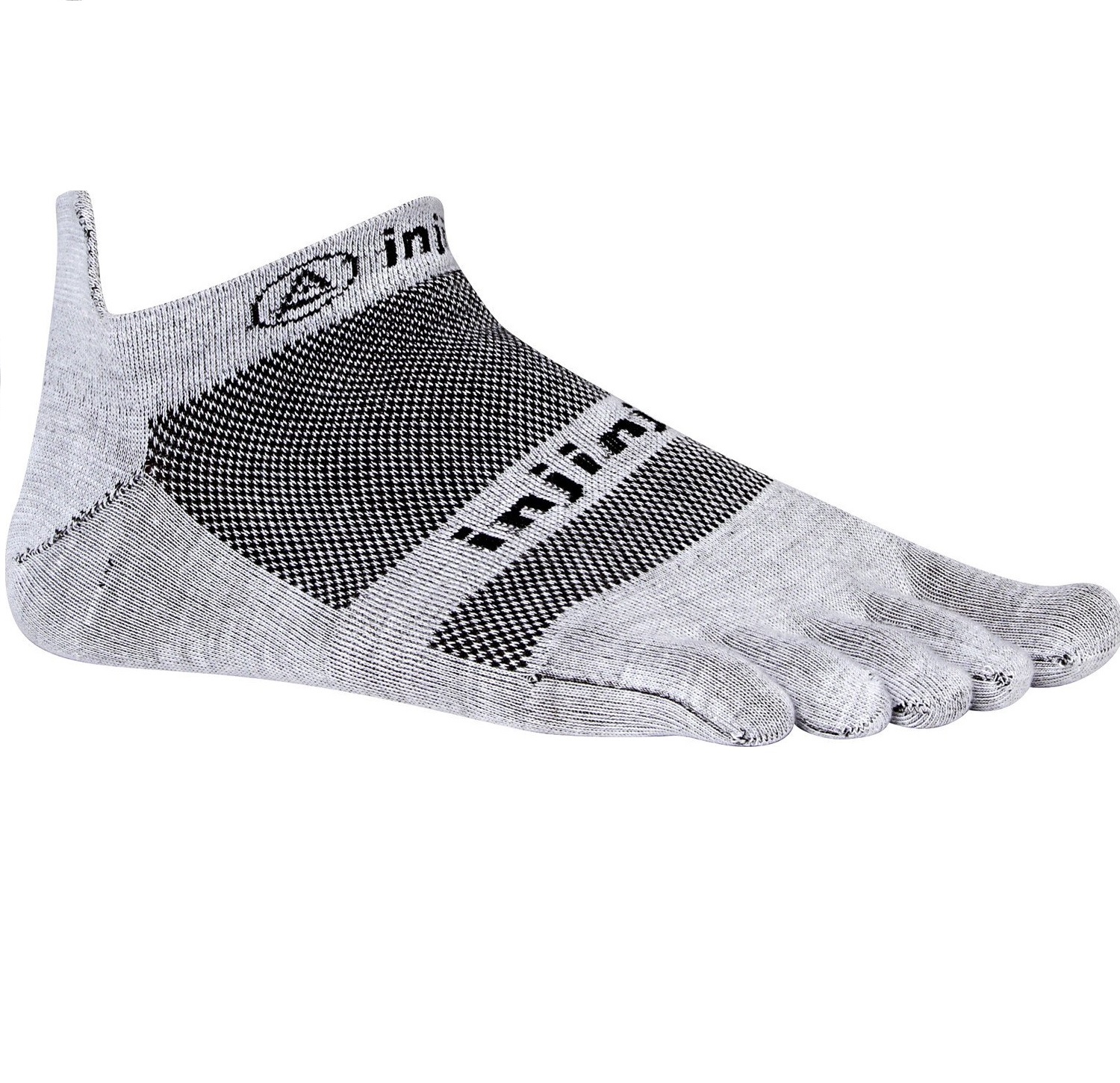 Injinji RUN 2.0 Lightweight / Ultra Thin Cushioning No-Show - Grey ...